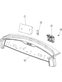 03 - Control Panel parts for Maytag Dryer MCE8000AYQ from AppliancePartsPros.com