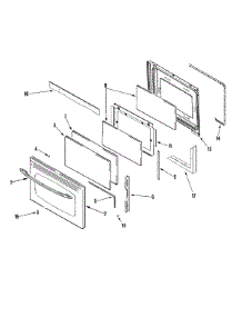 03 - Door (Lower-Stl) parts for Maytag Range MGR6775BDS from AppliancePartsPros.com