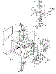 05 - Fuses, Antennas, Blower, Ducts, parts for Amana Microwave RC5MDTM2 / P1331428M from AppliancePartsPros.com