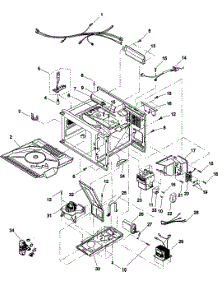 04 - Electrical, Grease Shield, Ducts, parts for Amana Microwave RCS10MPSA / P1330205M from AppliancePartsPros.com