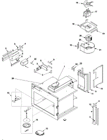 03 - Fuses, Antennas, Blower, Ducts, Cavity parts for Menu Master Microwave UC18E / P1330521M from AppliancePartsPros.com