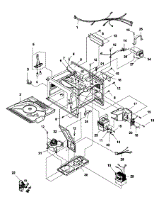 04 - Electrical, Grease Shield, Ducts, parts for Menu Master Microwave US11EA / P1330229M from AppliancePartsPros.com