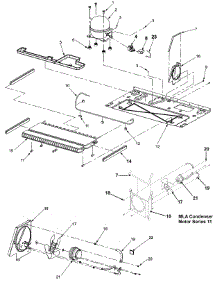 02 - Compressor parts for Amana Refrigerator ACD2234HRQ from AppliancePartsPros.com