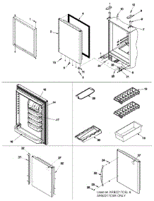 08 - Refrigerator Door parts for Amana Refrigerator ARB2217CSL / PARB2217CS2 from AppliancePartsPros.com