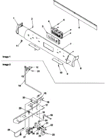 03 - Control Panel And Gas Supply parts for Amana Range ARGS7650E / P1130761NE from AppliancePartsPros.com