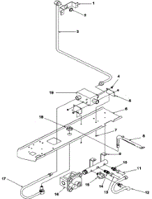04 - Gas Supply parts for Amana Range ARGS7650LL / P1130755NLL from AppliancePartsPros.com