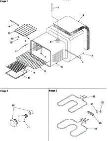 02 - Cavity parts for Amana Range ARS636E / P1130640N E from AppliancePartsPros.com