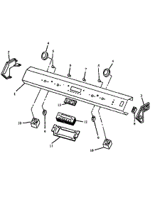 03 - Control Panel parts for Amana Range ARS636E / P1130640N E from AppliancePartsPros.com