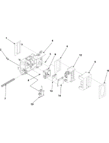 03 - Controls parts for Amana Refrigerator ASD2625KES from AppliancePartsPros.com