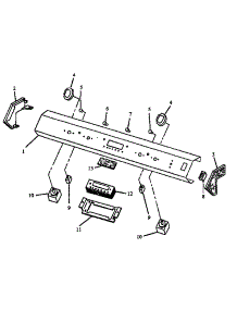 02 - Control Panel parts for Caloric Range EST3102L / P1130629N L from AppliancePartsPros.com