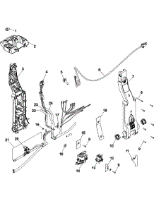 02 - Lower Handle parts for Hoover Power Steamer F7427900 from AppliancePartsPros.com