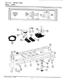 04 - Control Panel parts for Maytag Washer GA6910 from AppliancePartsPros.com
