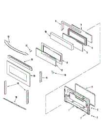 04 - Door (Upper) parts for Maytag Range MGR6775ADB from AppliancePartsPros.com