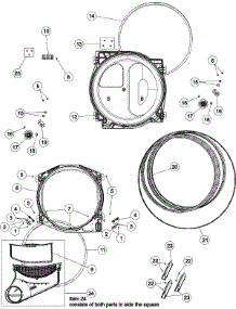 05 - Tumbler parts for Maytag Dryer PDET910AYW from AppliancePartsPros.com