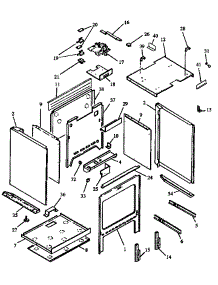 05 - Oven Cavity Assy parts for Modern Maid Range PHU202UK / P1130734N K from AppliancePartsPros.com