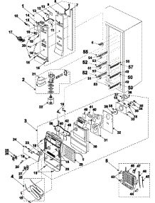 10 - Refrigerator Compartment parts for Samsung Refrigerator RS2544SL from AppliancePartsPros.com