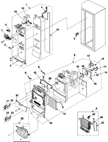 10 - Refrigerator Compartment parts for Samsung Refrigerator RS267LASH/XAA from AppliancePartsPros.com