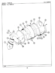 05 - Tumbler parts for Maytag Dryer MDG26MNABL from AppliancePartsPros.com