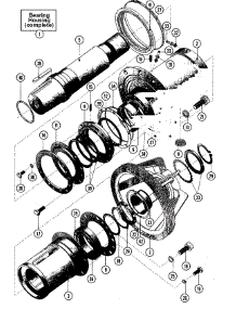 06 - Bearings & Trunnion Assembly parts for Maytag Washer MFS80PNAVS from AppliancePartsPros.com