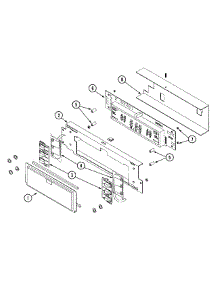 20 - Microprocessor Assembly parts for Maytag Dryer MLG32PDAWW from AppliancePartsPros.com