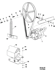 10 - Motor And Drive Asy parts for Maytag Washer MFR18PDCWS from AppliancePartsPros.com