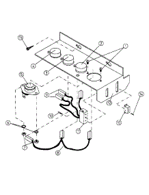 13 - Sensor Bracket Assembly parts for Maytag Dryer MDG30MC3AW from AppliancePartsPros.com
