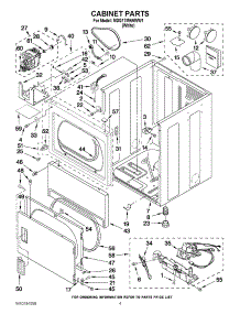 02 - Cabinet Parts parts for Maytag Dryer MDG17MNAWW1 from AppliancePartsPros.com