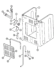 07 - Cabinet-Rear parts for Maytag Washer MAH14PDAEW from AppliancePartsPros.com