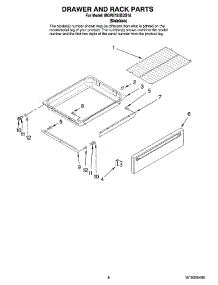 06 - Drawer And Rack Parts parts for Maytag Range MGR5751BDS18 from AppliancePartsPros.com