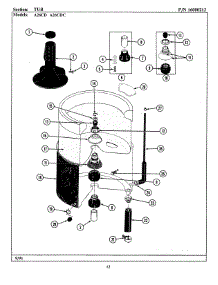 06 - Tub parts for Maytag Washer A26CDC from AppliancePartsPros.com