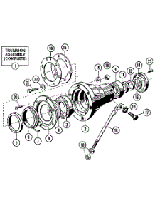 06 - Bearings & Trunnion Assembly parts for Maytag Washer MFR50PNBVS from AppliancePartsPros.com
