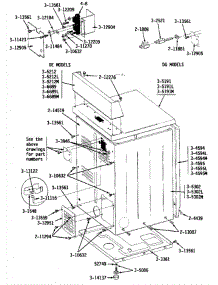03 - Rear View parts for Maytag Dryer GDG24CA from AppliancePartsPros.com
