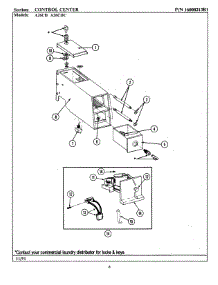 03 - Control Center parts for Maytag Washer LA26CDC from AppliancePartsPros.com