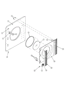 03 - Front Panel / Main Door Assemblies parts for Maytag Dryer MDG120P1HW from AppliancePartsPros.com