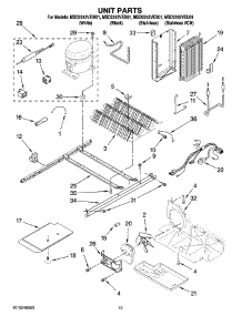 09 - Unit Parts parts for Maytag Refrigerator MSD2242VEB01 from AppliancePartsPros.com