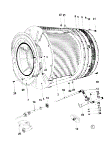 19 - Basket & Outer Shell Assy. (Series 11) parts for Maytag Washer MFR25MCATS from AppliancePartsPros.com