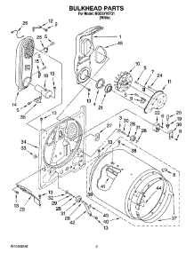 03 - Bulkhead Parts parts for Maytag Dryer MGD5770TQ1 from AppliancePartsPros.com
