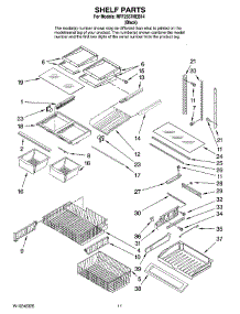 07 - Shelf Parts parts for Maytag Refrigerator MFF2557HEB14 from AppliancePartsPros.com