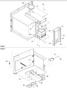 07 - Oven Cavity Assy parts for Menu Master Microwave DEC18E / P1325211M from AppliancePartsPros.com
