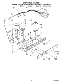 11 - Control Parts parts for Maytag Refrigerator ASD2522WEW01 from AppliancePartsPros.com
