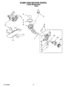 07 - Pump And Motor Parts parts for Maytag Washer MAH22PDAWW0 from AppliancePartsPros.com