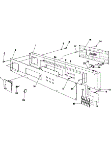 13 - Control Panel parts for Maytag Washer MFR18PDAVS from AppliancePartsPros.com