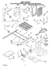 09 - Unit Parts parts for Maytag Refrigerator MSD2552VEA00 from AppliancePartsPros.com