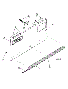 04 - Cabinet - Control Door Assembly (Mc2) parts for Maytag Dryer MDG30MC2AL from AppliancePartsPros.com