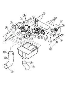 03 - Dispenser Assembly (Maf25mc4vx) parts for Maytag Washer MAF25MC4VW from AppliancePartsPros.com