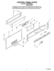 02 - Control Panel Parts parts for Maytag Range AGR5725RDS16 from AppliancePartsPros.com