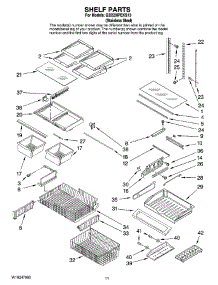 06 - Shelf Parts parts for Maytag Refrigerator G32526PEKS13 from AppliancePartsPros.com
