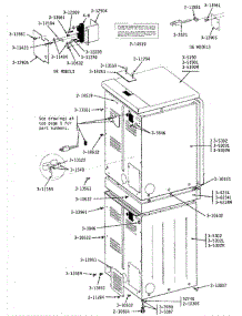 02 - Rear View parts for Maytag Dryer GDG23CD from AppliancePartsPros.com