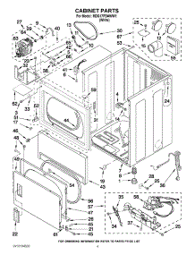 02 - Cabinet Parts parts for Maytag Dryer MDG17PDAWW1 from AppliancePartsPros.com