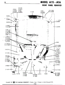 06 - Front Panel Removed parts for Maytag Washer A15CA from AppliancePartsPros.com